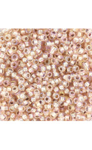 Miyuki rocailles 11/0 - Silverlined ab light blush 11-1023